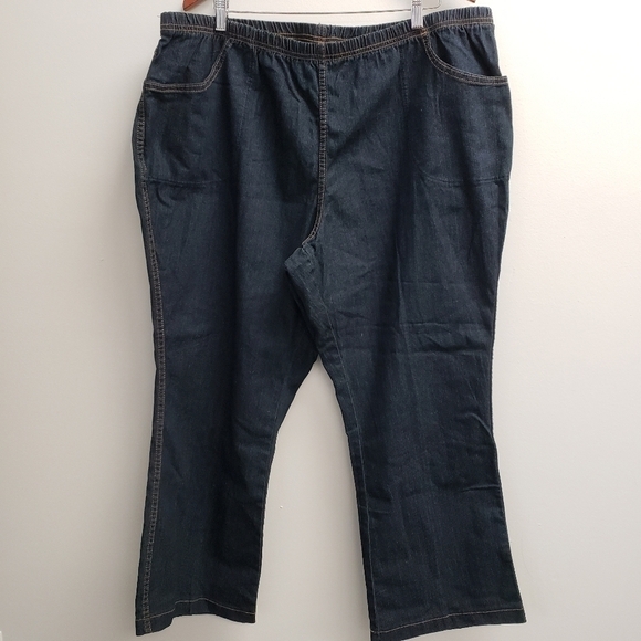 Just My Size Boot Cut Leg Womens Jeans Size 4X Petite - Picture 2 of 5